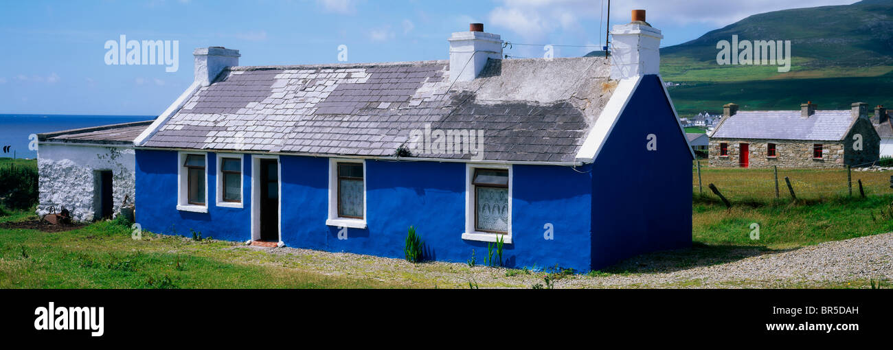 Achill Island, Co Mayo, Ireland, Traditional Cottage Stock Photo Alamy