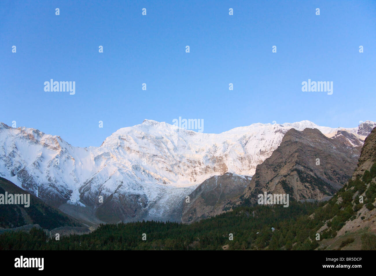 Aoyitage Peak, Pamir Plateau, Xinjiang, China Stock Photo