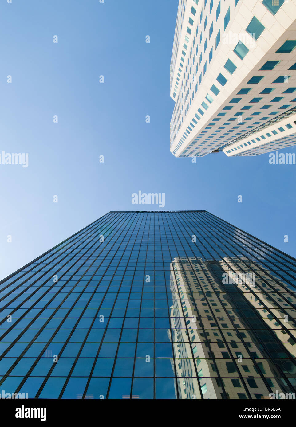Financial center high-rise buildings, Regions Center and Wachovia Tower in Birmingham, Alabama, USA Stock Photo