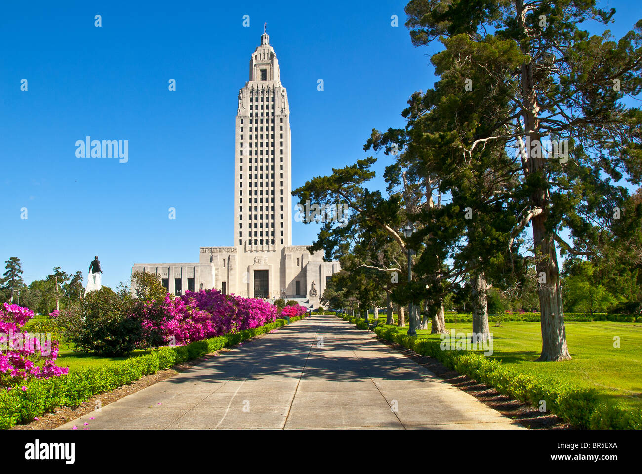 The Louisiana State Capitol in Baton Rouge, Louisiana, USA Stock Photo