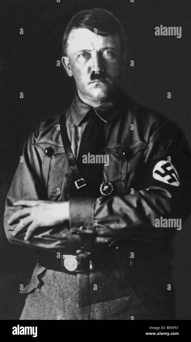 Adolf Hitler, military and political leader of Germany 1933 - 1945, launched World War Two Stock Photo