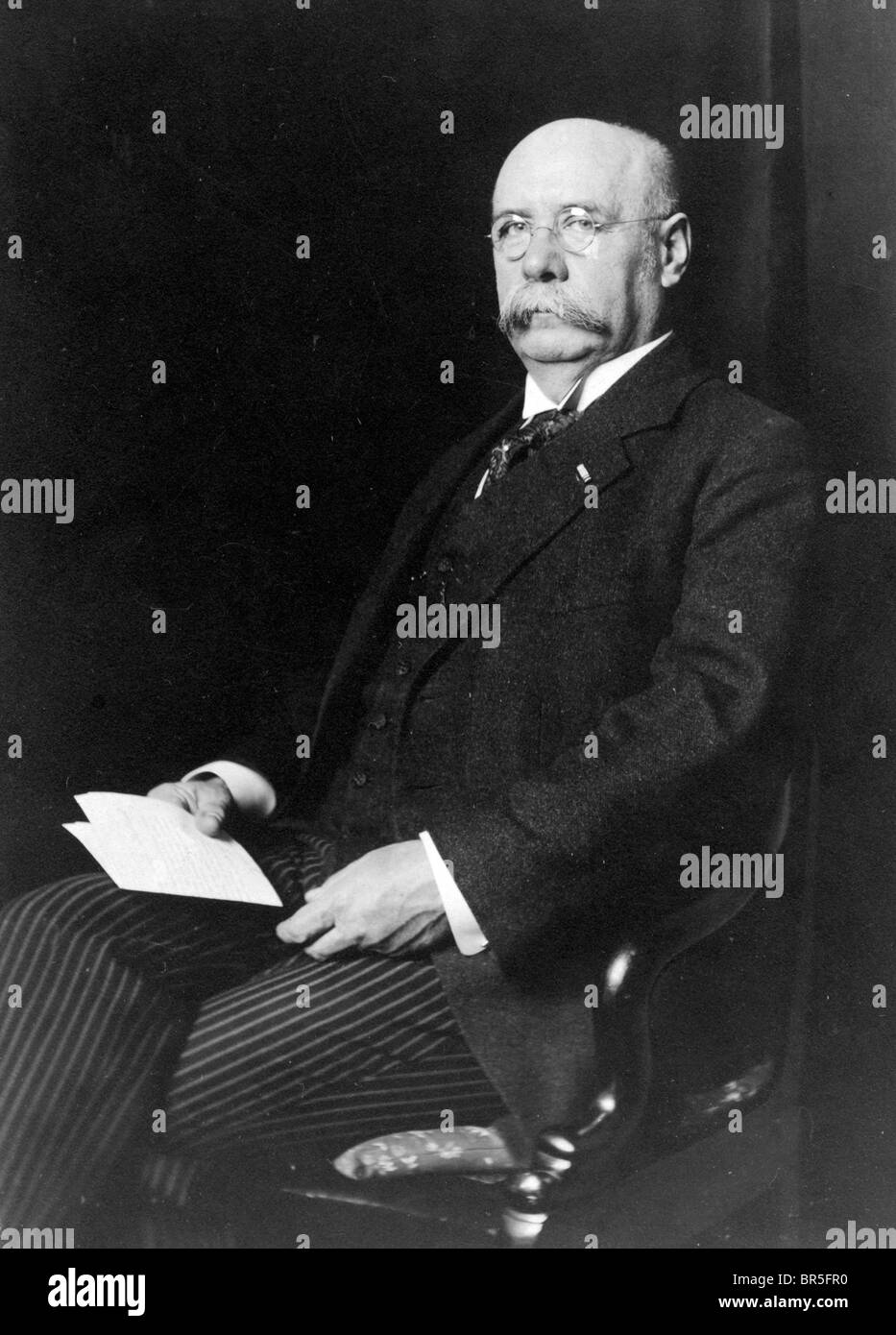Historic photograph, old, honourable gentleman, around 1912 Stock Photo