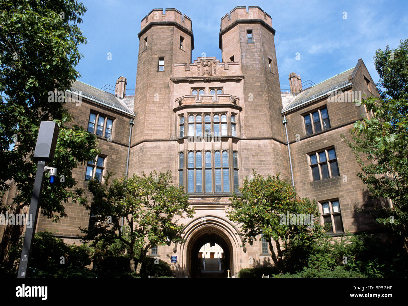 USA Yale University Osborn Memorial Laboratories campus building. Ivy league school. Stock Photo
