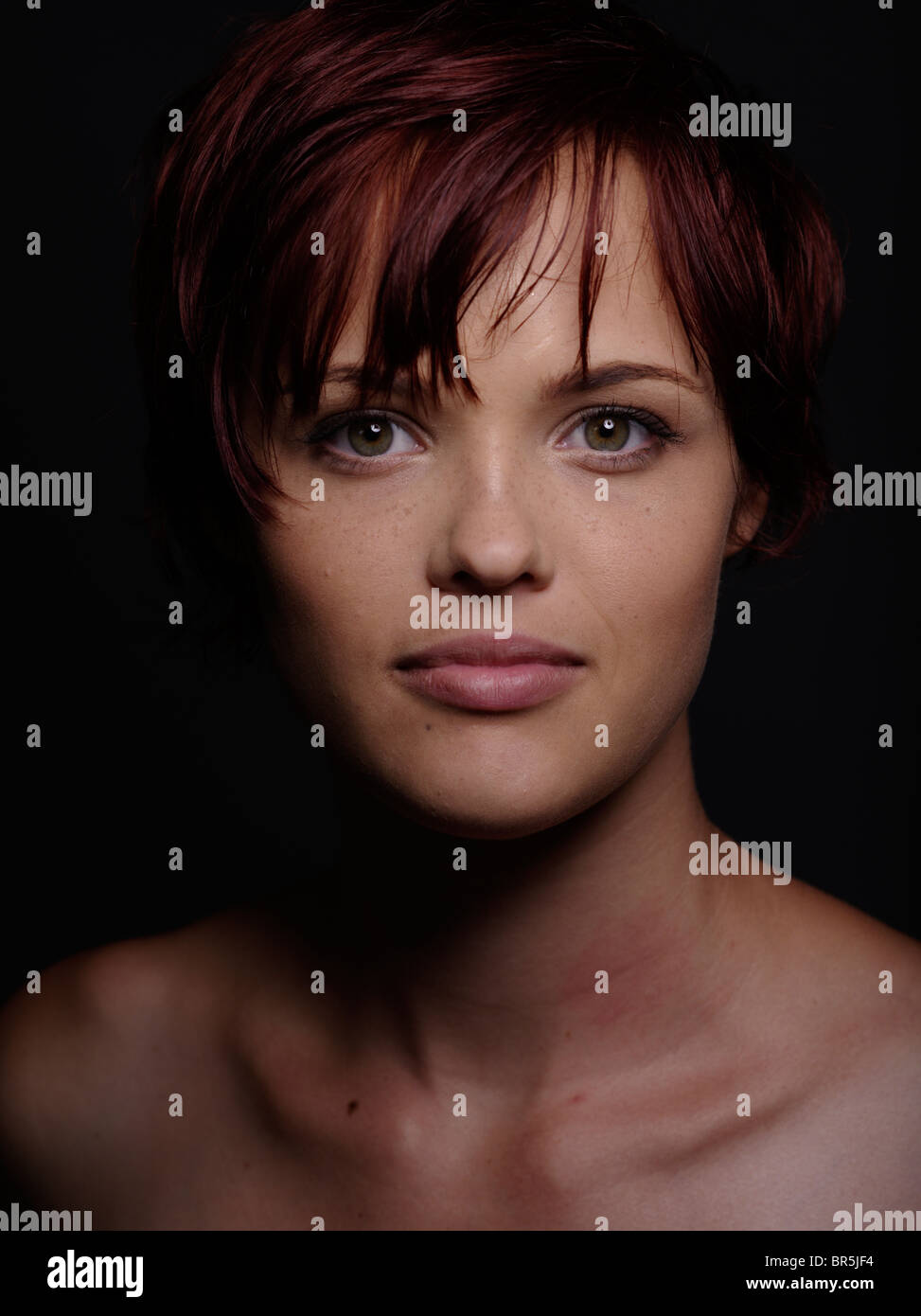 Red hair beautiful woman hi-res stock photography and images - Alamy