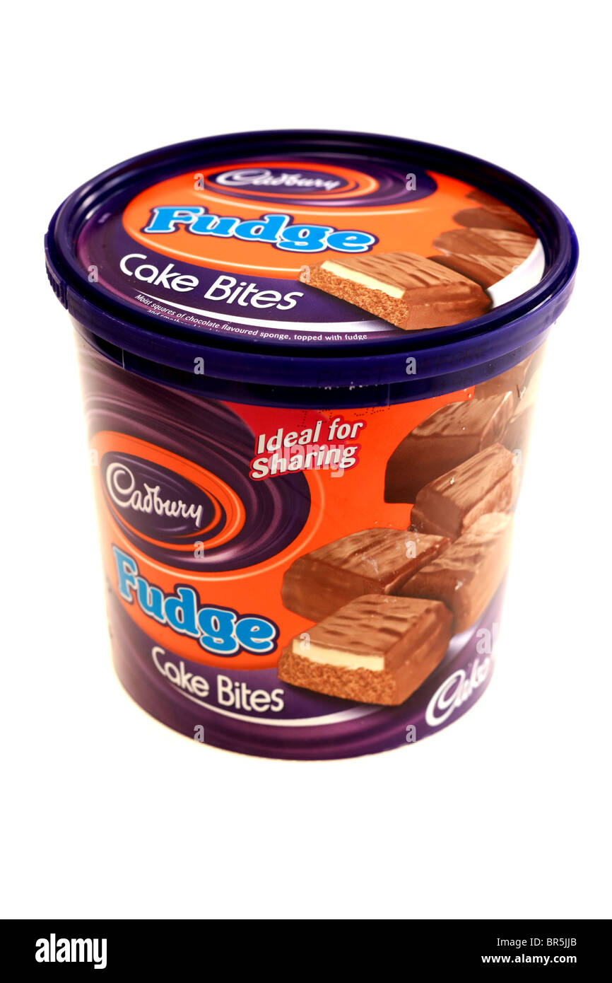 Cadbury Fudge Cake Bites Stock Photo Alamy