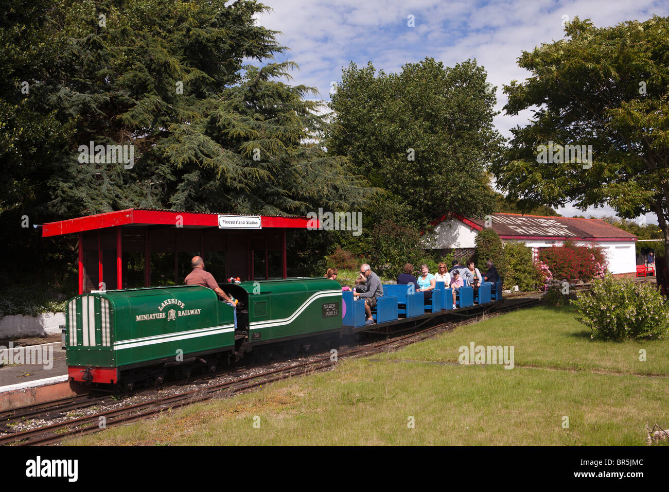 Mini Train England UK, England, Merseyside, Southport, Lakeside Miniature Railway Train ...