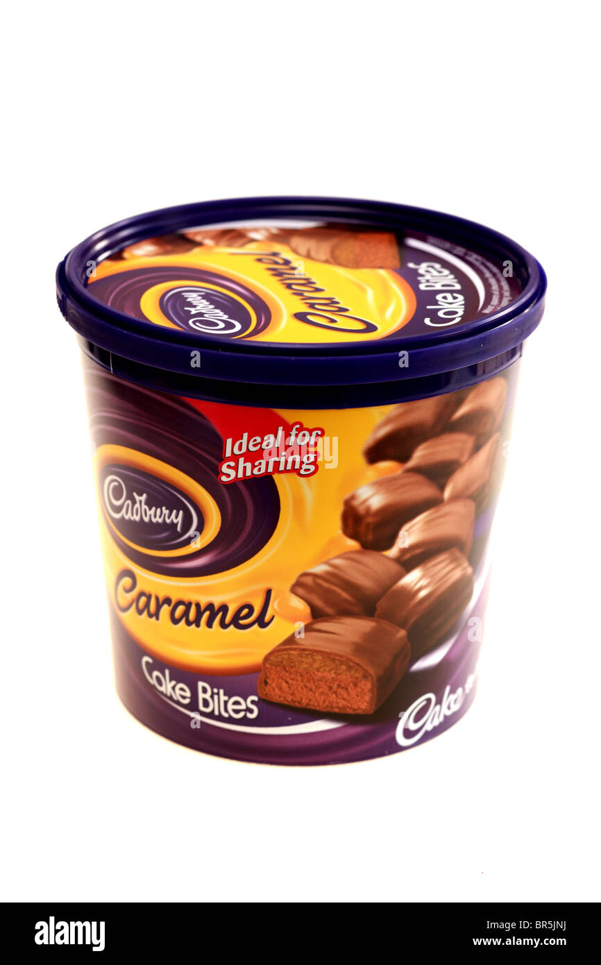Cadbury Caramel Cake Bites Stock Photo Alamy