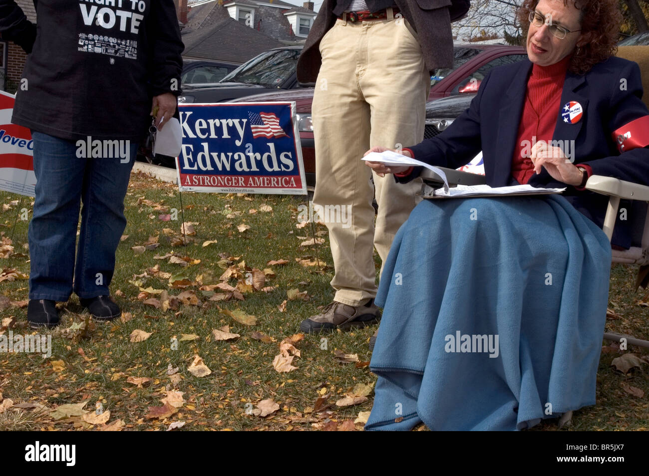 Election 2004 voting Stock Photo Alamy