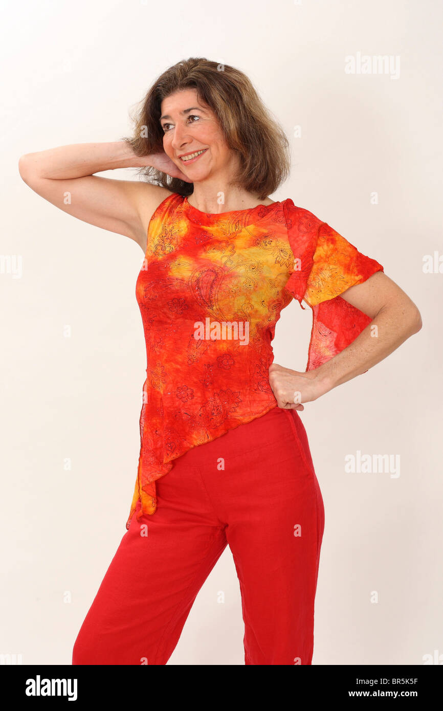 Middle aged woman hi-res stock photography and images - Alamy