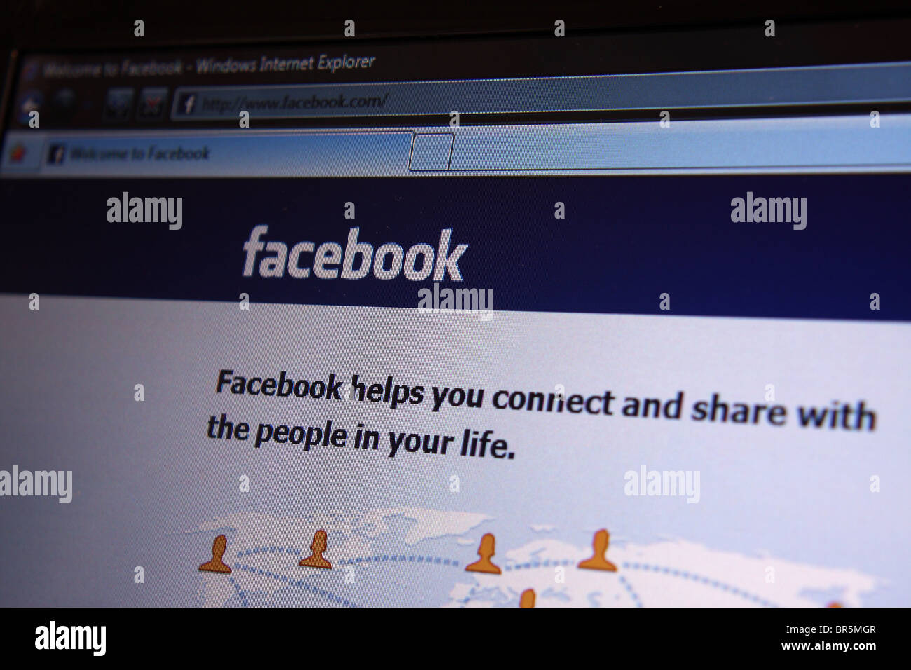 Facebook website login Stock Photo - Alamy