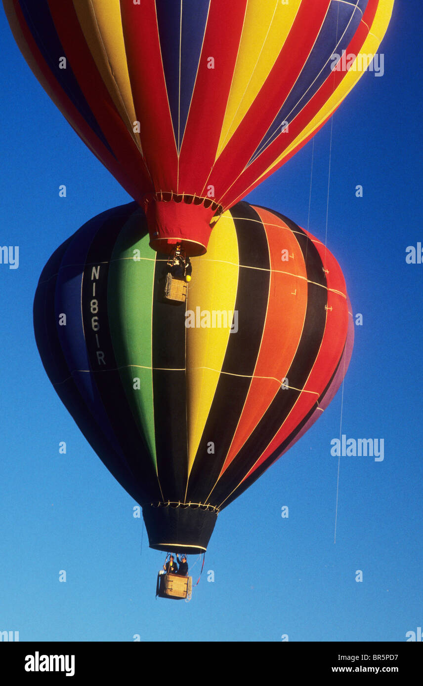 color hot air balloon fly flight high sky lift physics soar adventure  thrill excite color sport hobby fun excitement danger risk Stock Photo -  Alamy