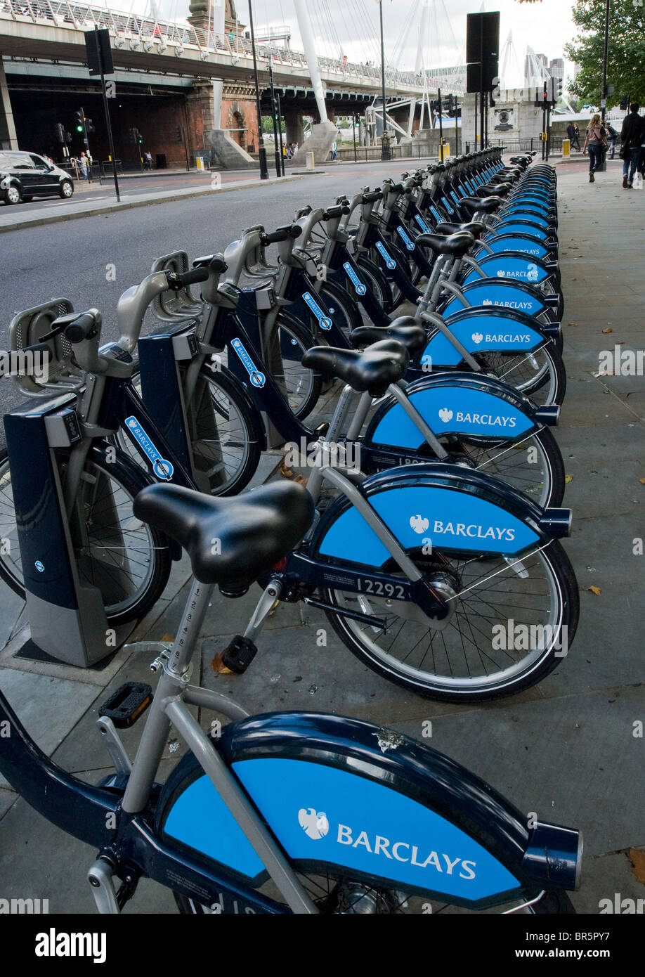 The London Bike Hire Scheme Stock Photo - Alamy