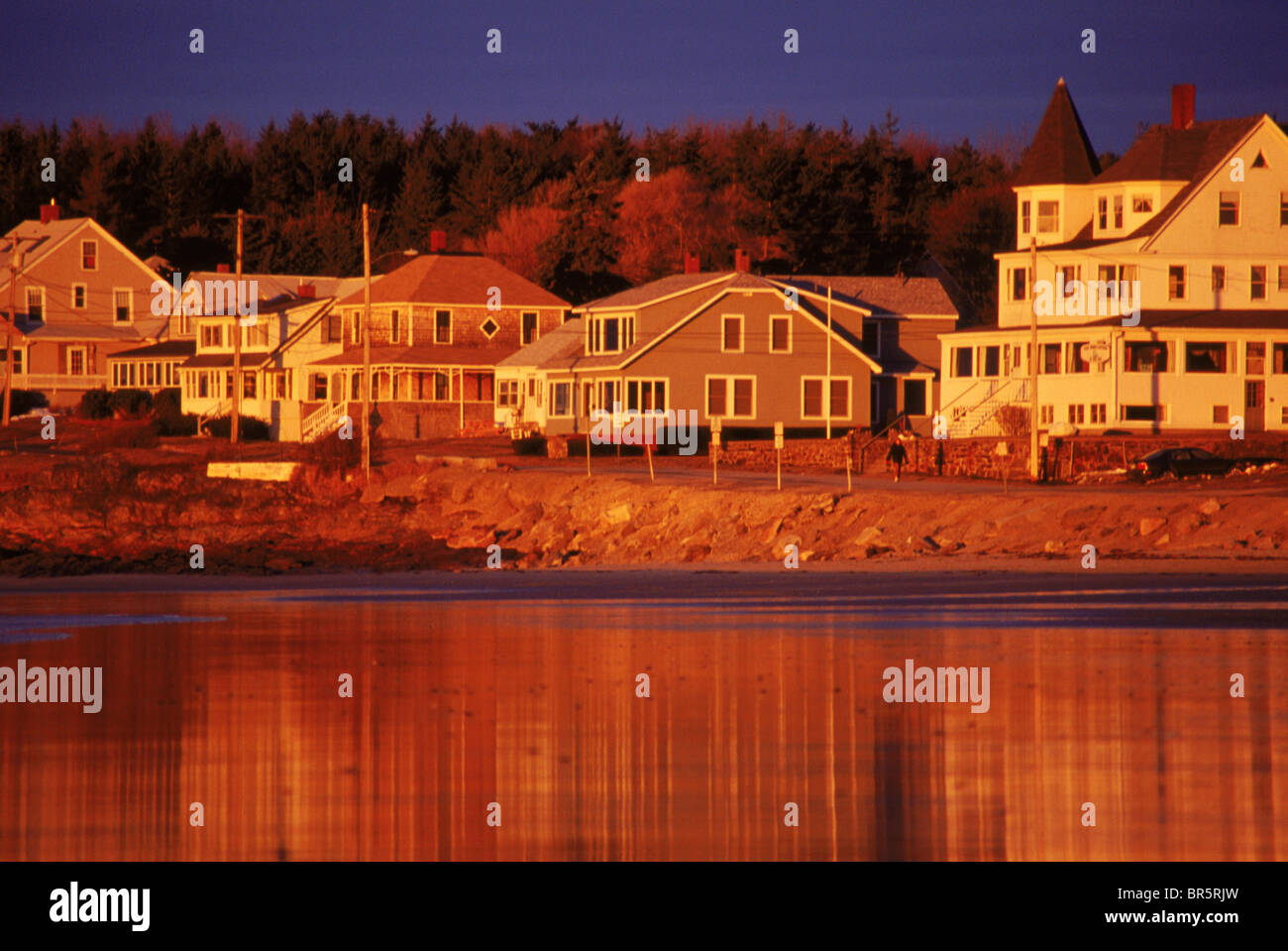 Maine coast rentals beach homes coast Higgins house Stock Photo Alamy