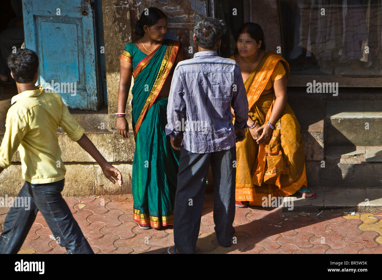 Female sex workers on the street in Kamathipura, which is Mumbai's oldest  red-light district and Asia's largest Stock Photo - Alamy