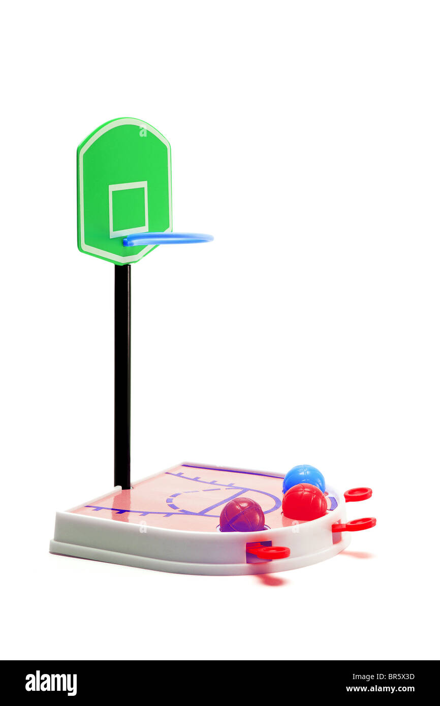 Toy Basket Ball Game Stock Photo