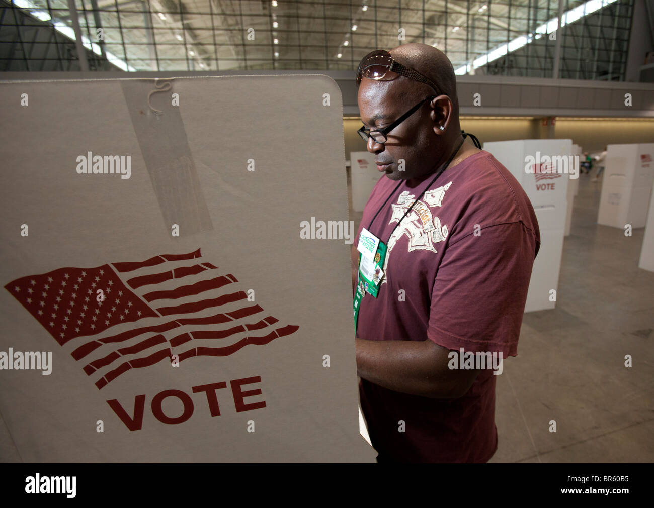 Voting for Union Leaders at AFSCME Convention Stock Photo