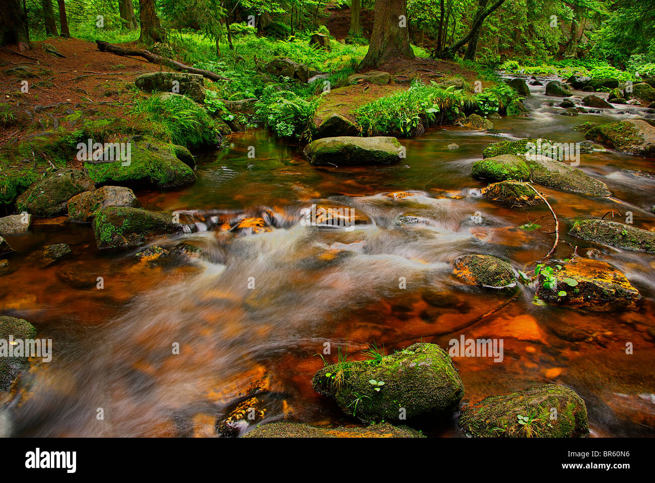 Water running down a mountain hi-res stock photography and images - Alamy