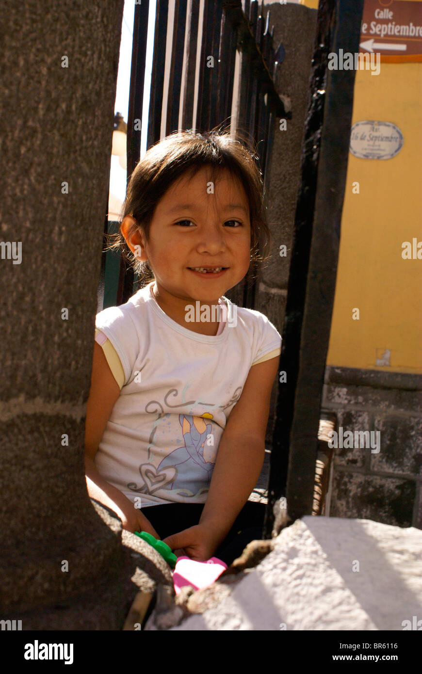 Young Mexican girl in the city of Puebla, Mexico Stock Photo Alamy