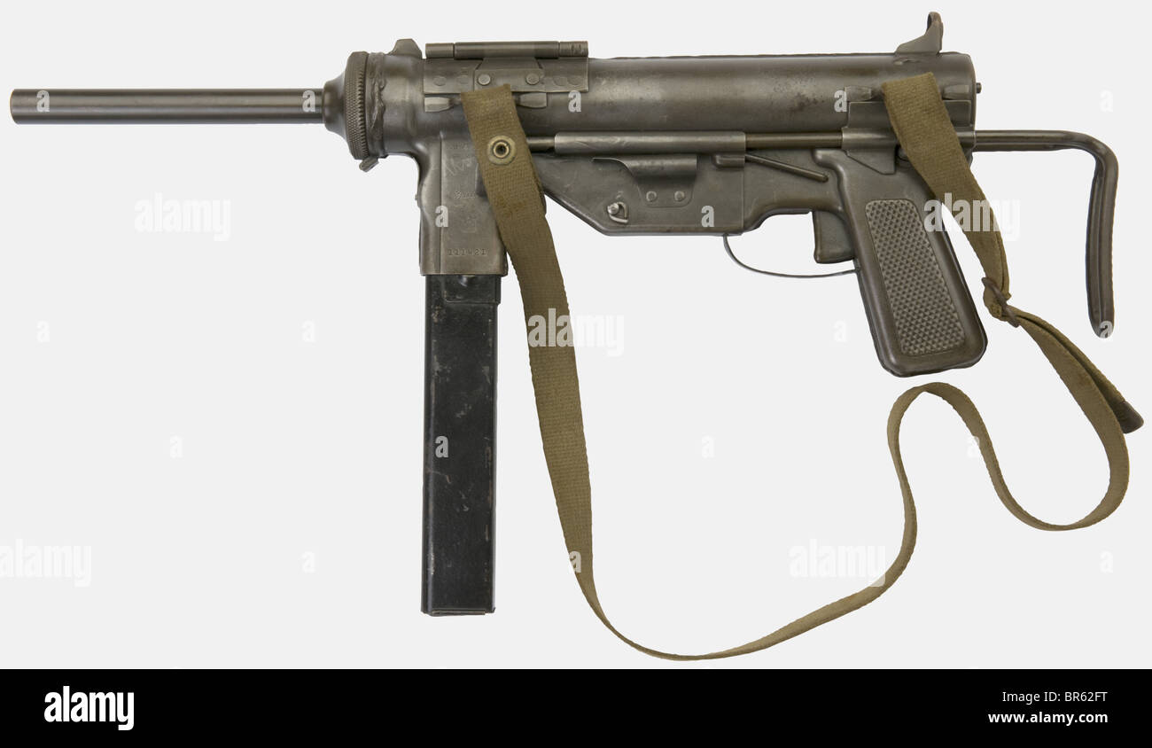 An American submachine gun "Grease gun", number 111421, caliber 45 A.C