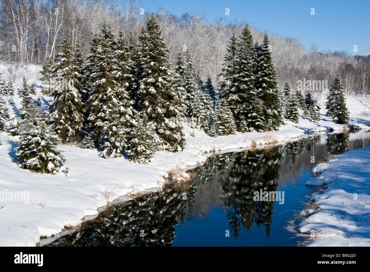 Junction Creek, near Lively, Ontario, Canada. Stock Photo