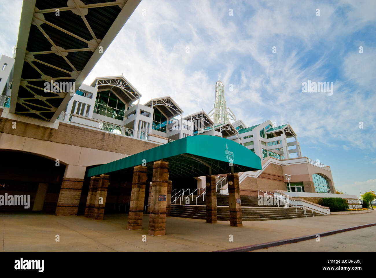 Arthur R. Outlaw Mobile Convention Center in the city center of Mobile
