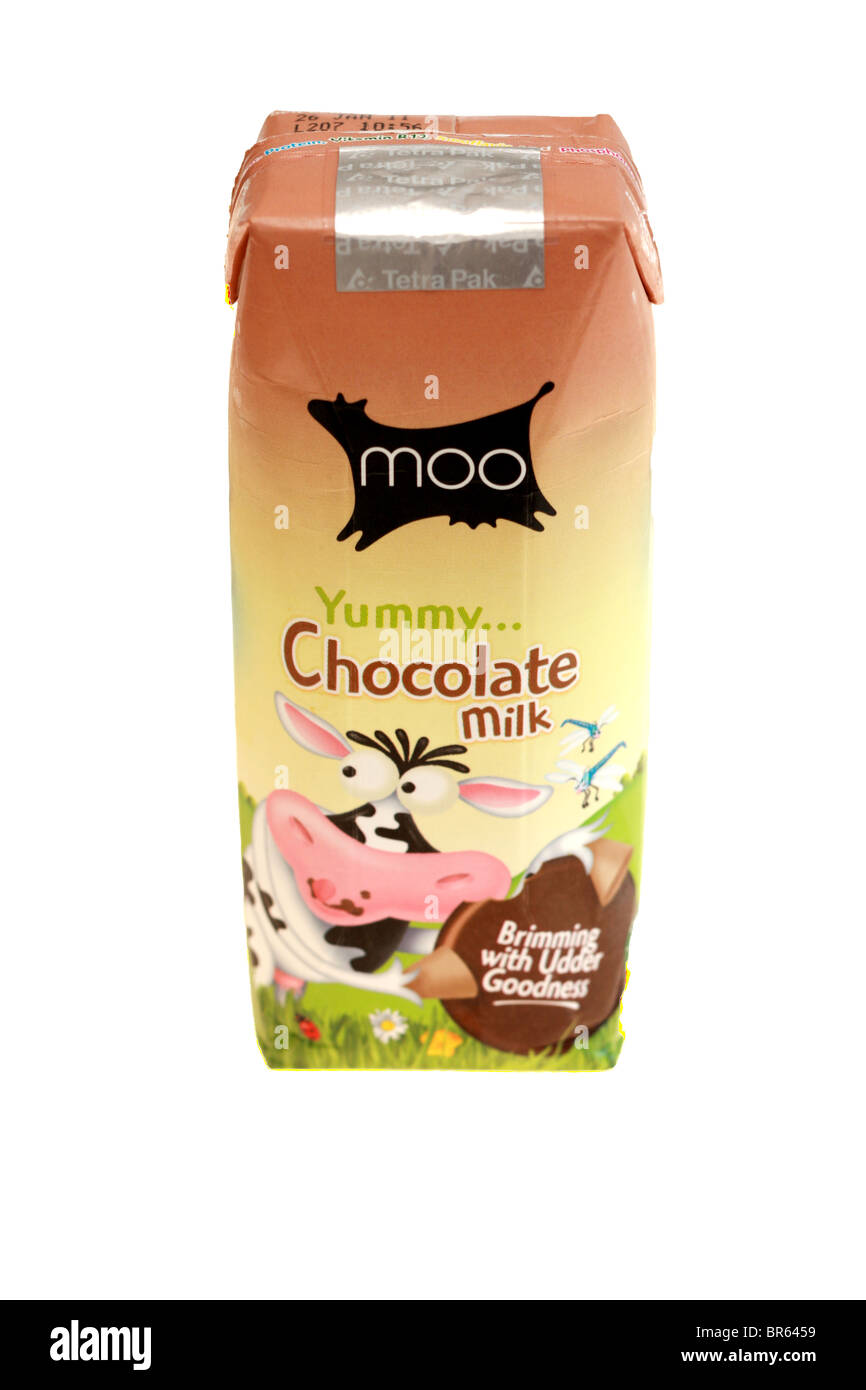 Moo Chocolate Milk Drink Stock Photo - Alamy