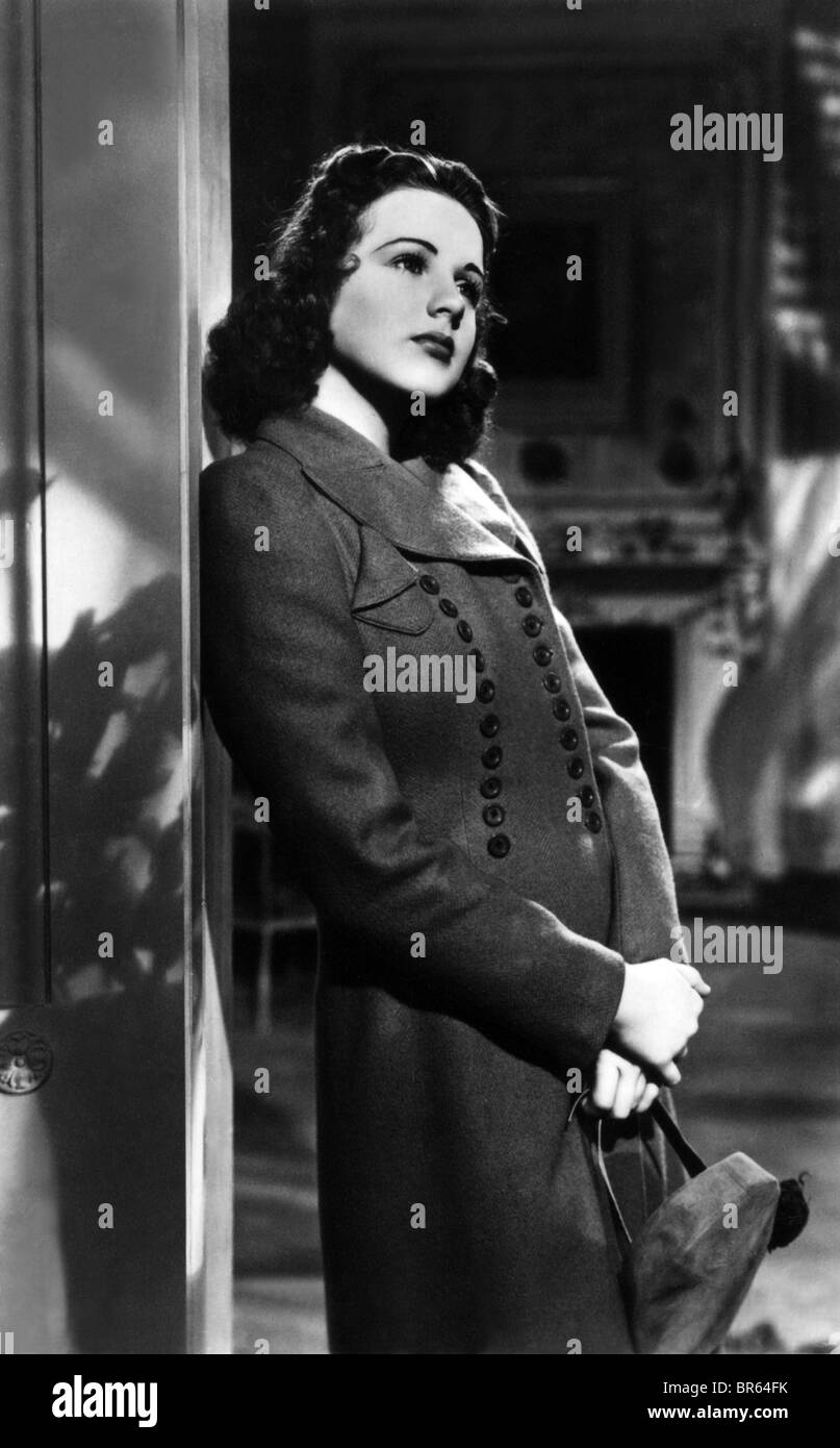 DEANNA DURBIN ACTRESS (1942) Stock Photo