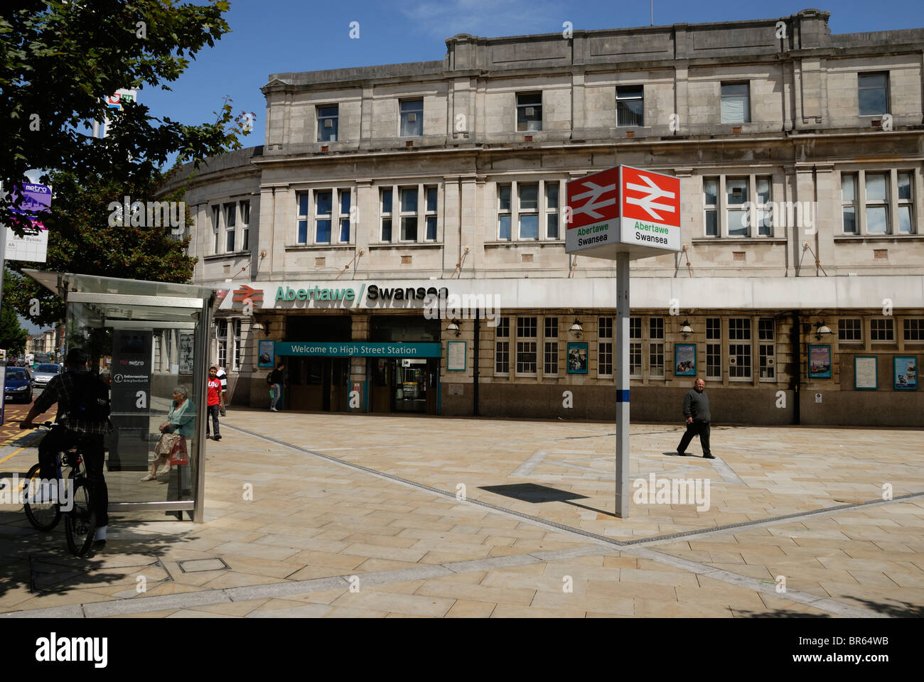 Swansea railway station, Wales Stock Photo Alamy
