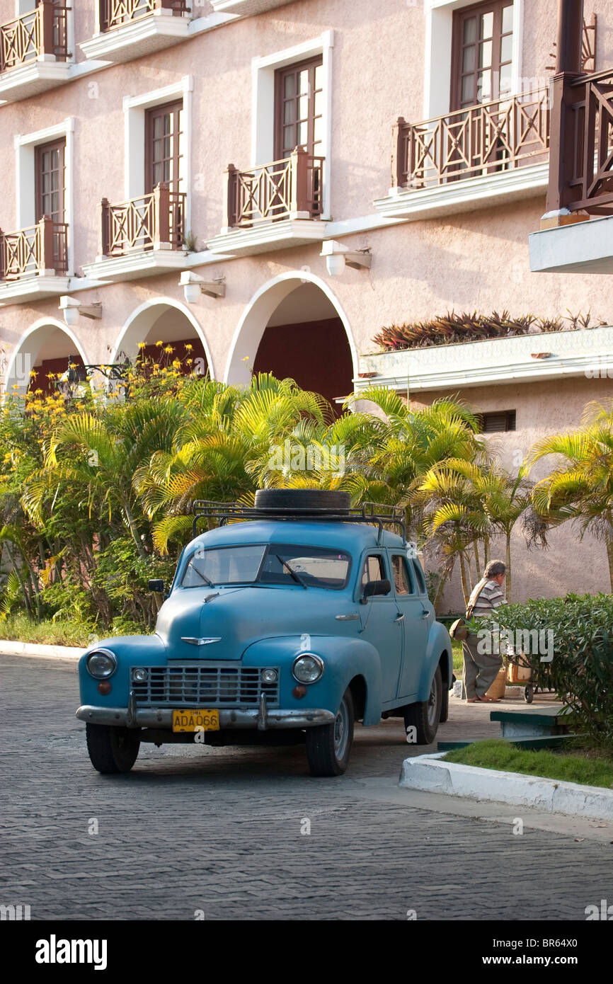 Vintage 1950's car in Cuba Stock Photo