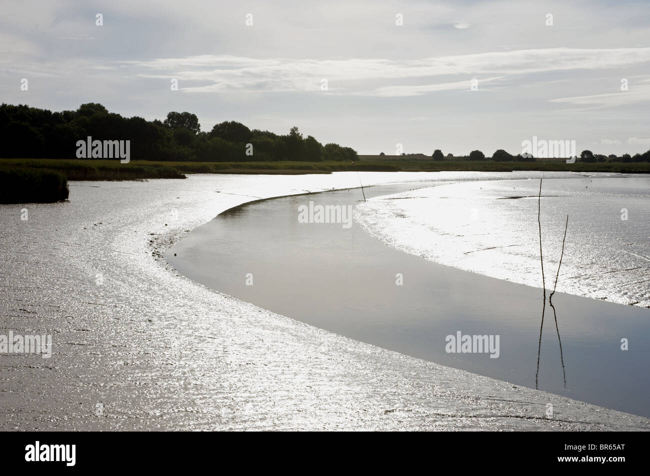 River Ore, Snape, Suffolk, UK. Stock Photo