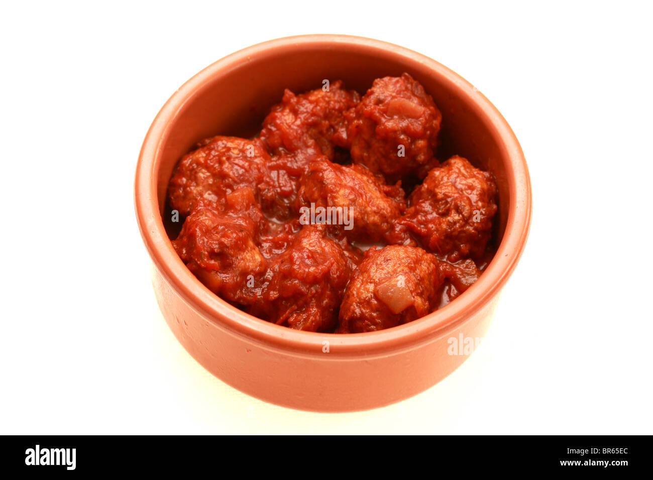 Pork Meatballs in Chipotle Sauce Stock Photo Alamy