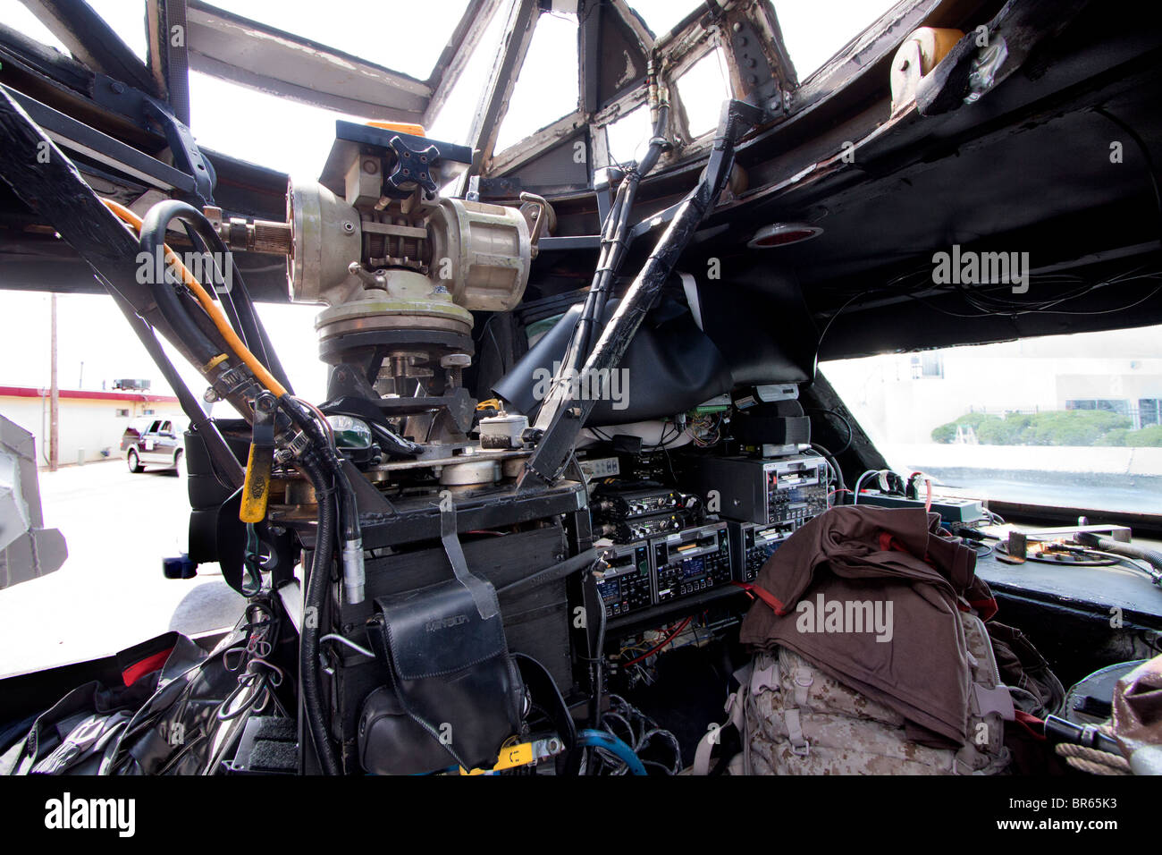 The interior cockpit of Sean Casey's 