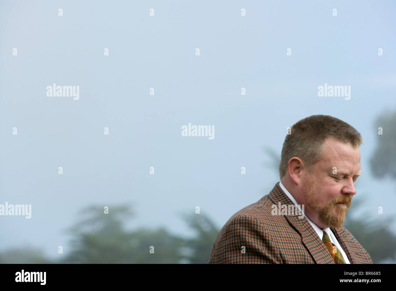 A outdoor portrait of man. Stock Photo