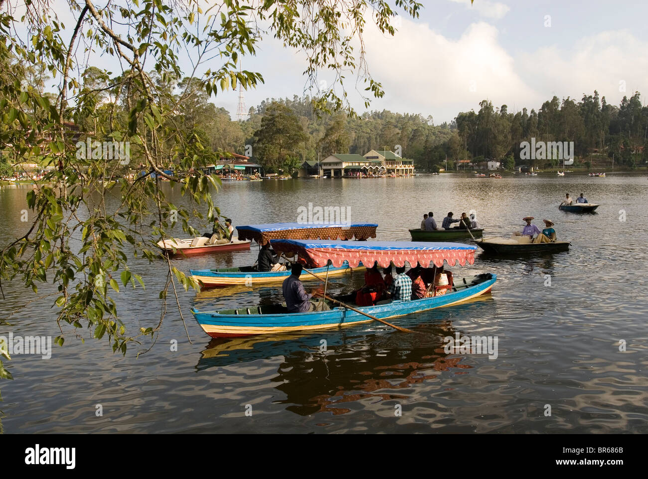 Kodaikanal Lake, Tamil Nadu, South India, India. Stock Photo
