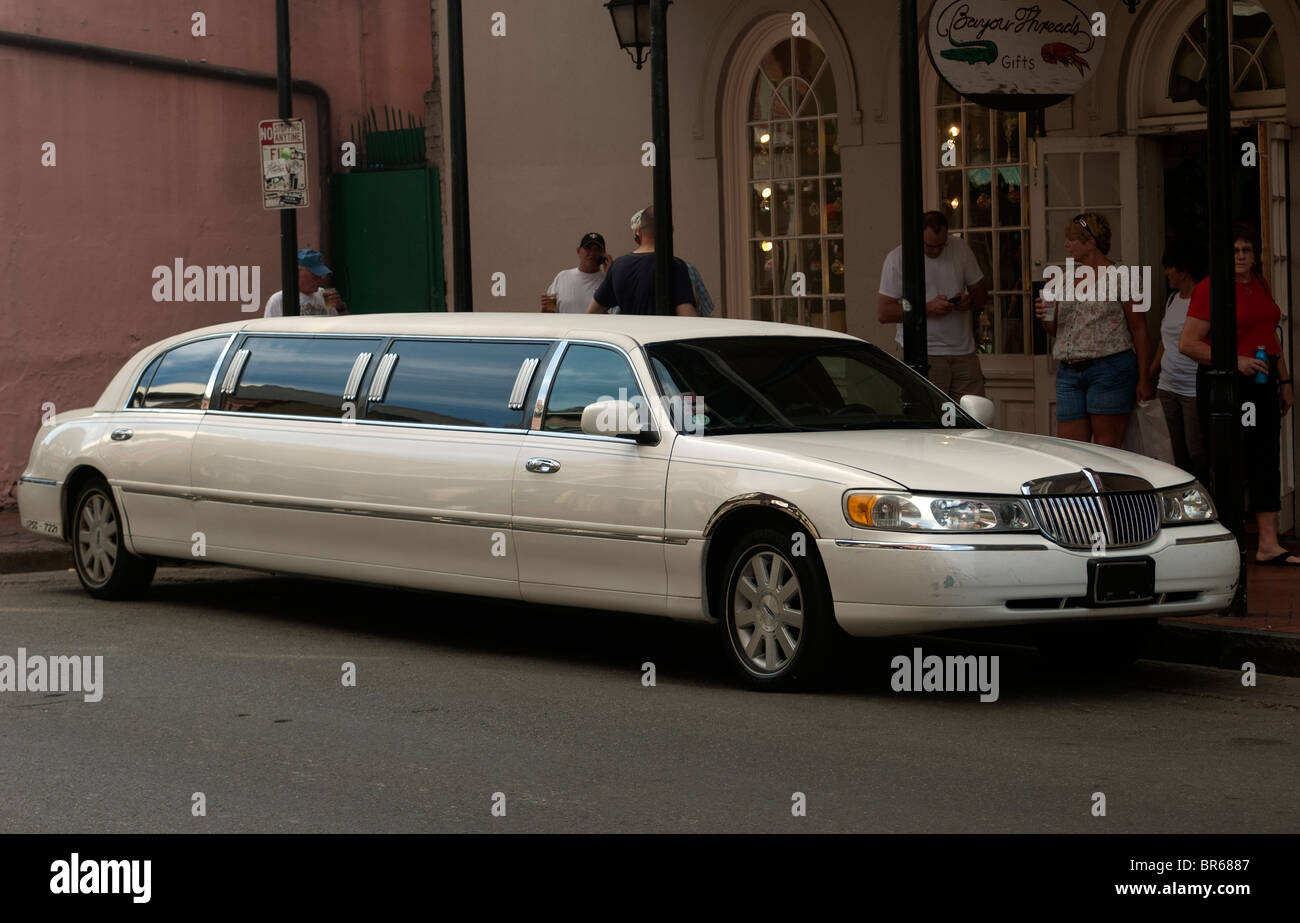 Limousine, the French Quarter, Bourbon Street, New Orleans, Louisiana