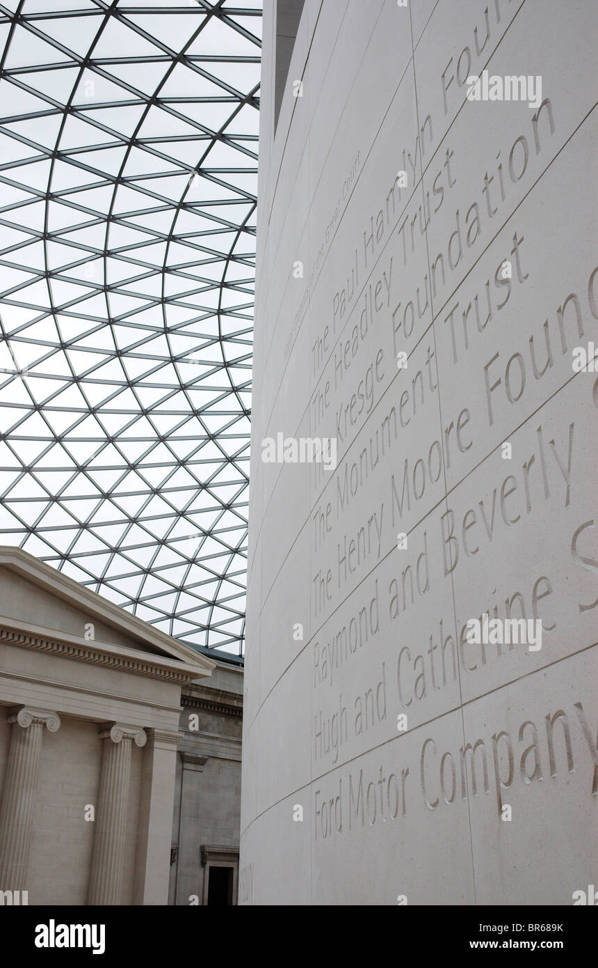 British Museum, Great Court Stock Photo