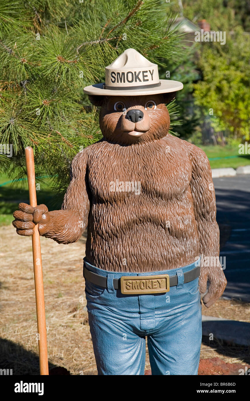 Smokey Bear, mascot for the U.S. Forest Service, Department of Agriculture Stock Photo