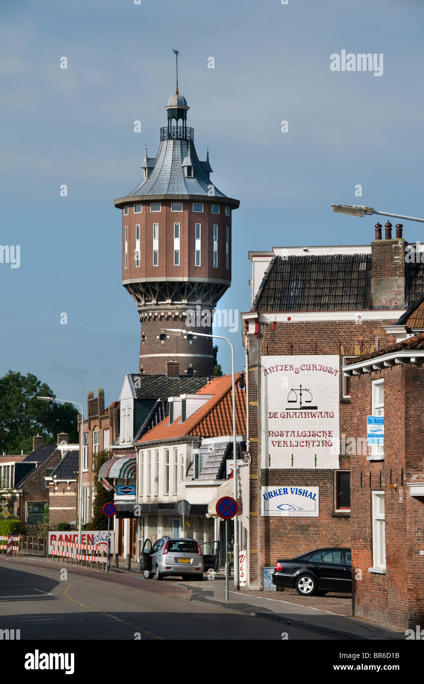 Sneek  Netherlands Friesland town city Water Tower Stock Photo