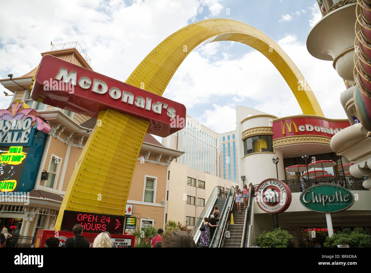 McDonalds, the Strip, Las Vegas USA Stock Photo