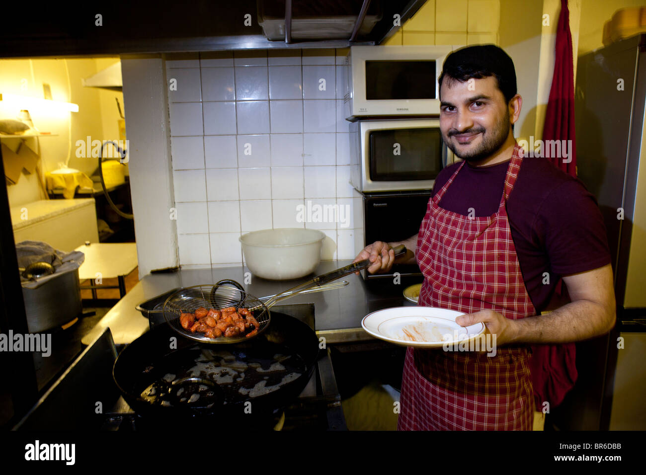 Tour of Bradford Curry houses Yorkshire Stock Photo Alamy