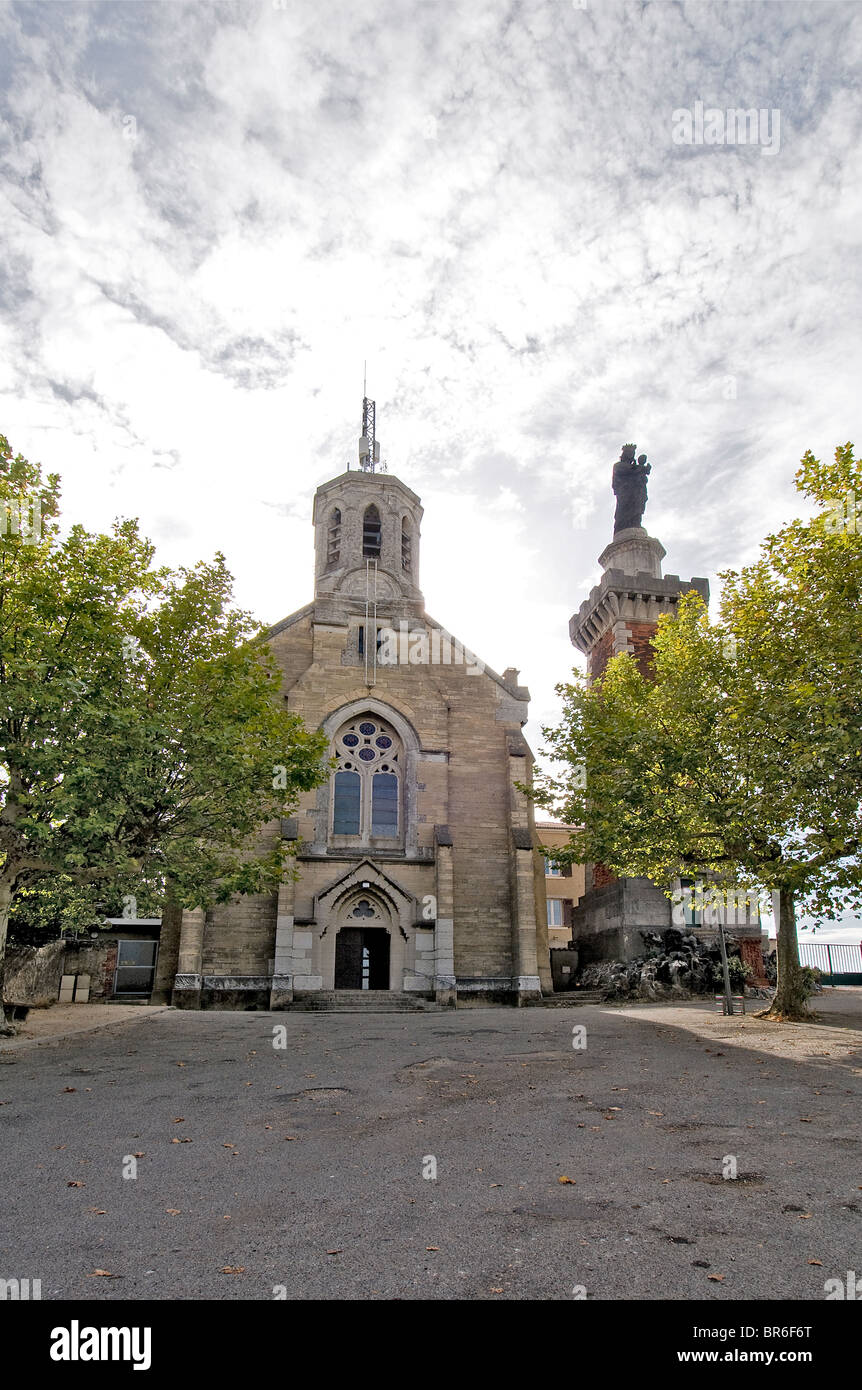 The Church of Notre Dame de la Salette in Vienne Stock Photo