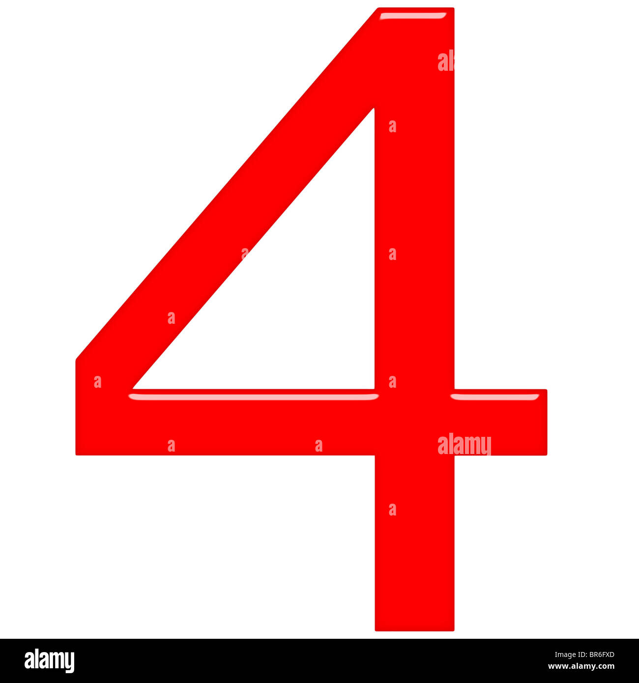 Number 4 High Resolution Stock Photography and Images Alamy