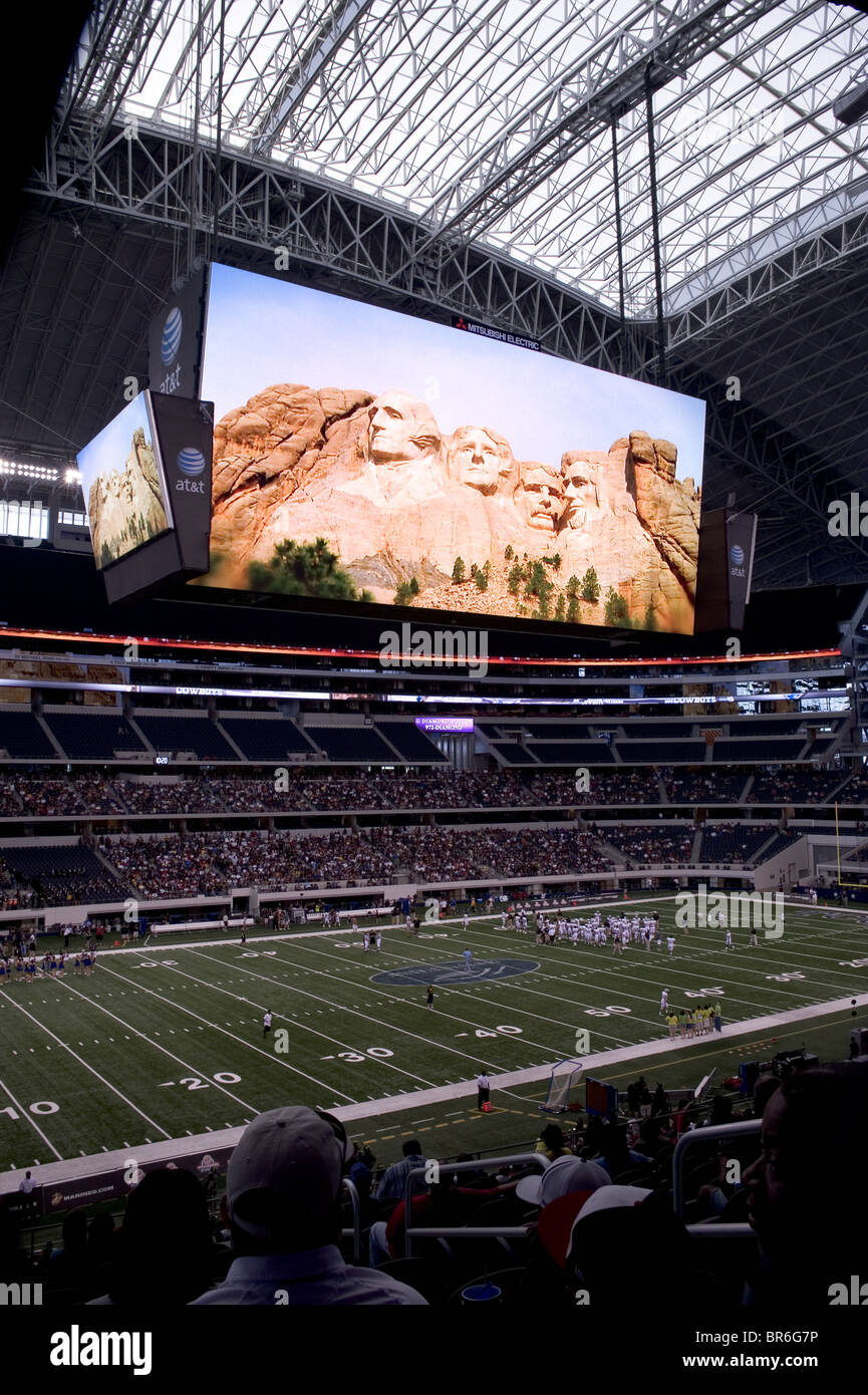 Cowboys Football Stadium Stock Photo