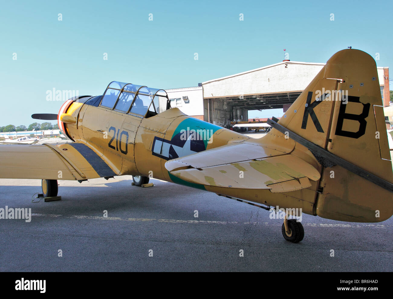 World War II airplane American Air Power Museum Republic Airport Farmingdale Long Island NY Stock Photo
