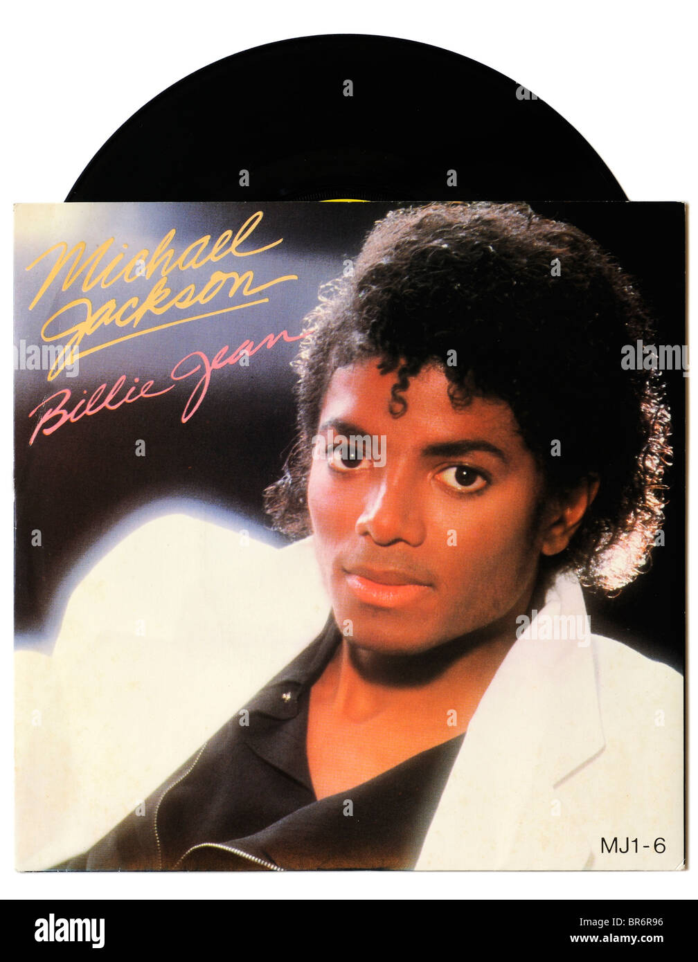 Michael Jackson Billie Jean single Stock Photo