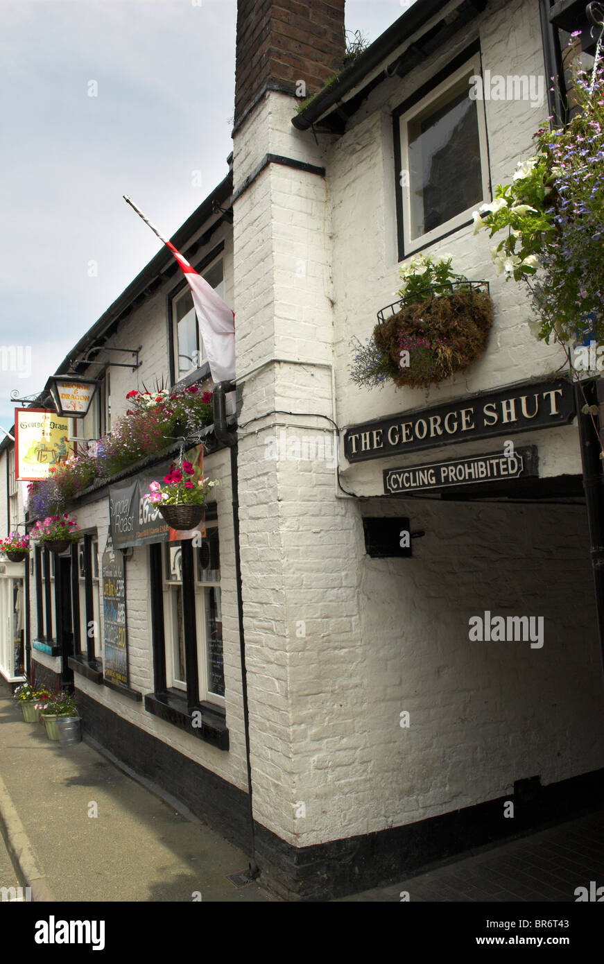The George & Dragon Inn, High Street Much Wenlock, Shropshire Stock