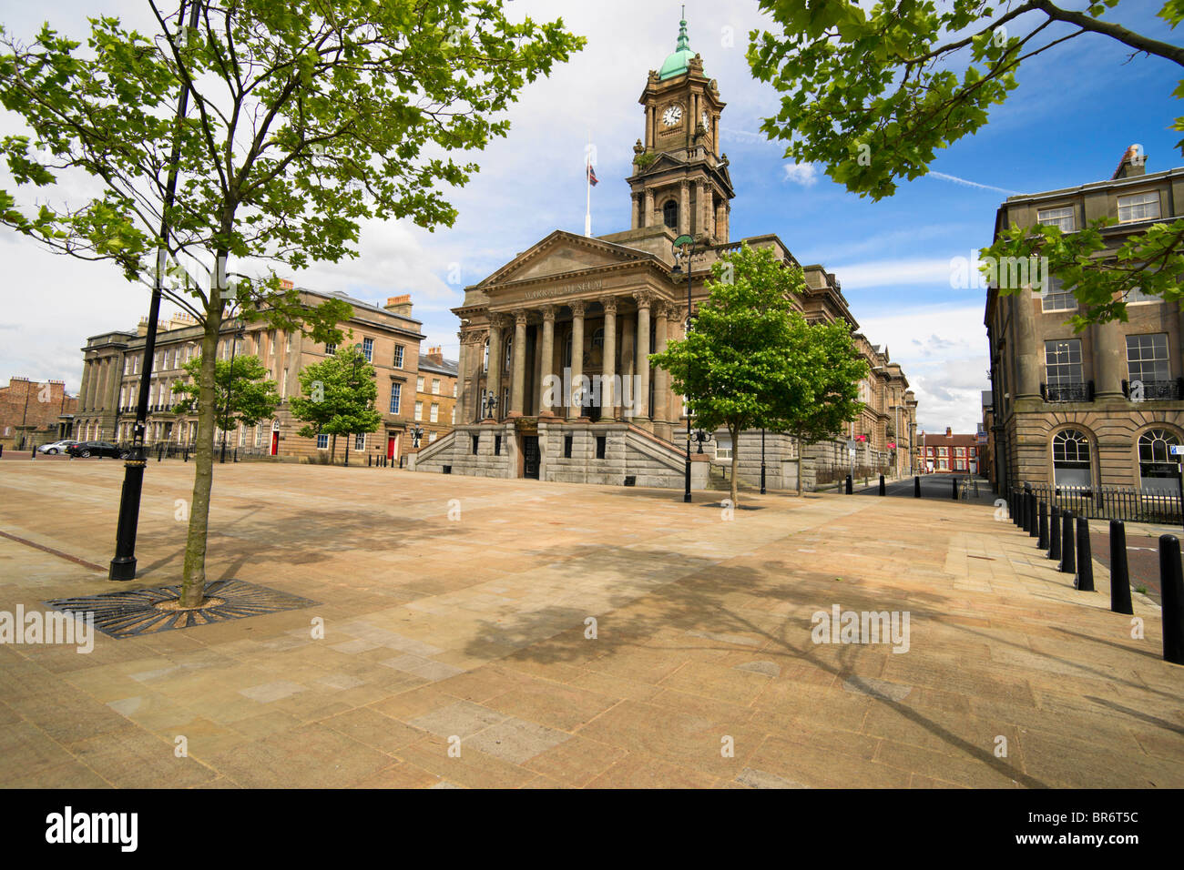 Hamilton Square and Birkenhead Town Hall which is now the Wirral Museum