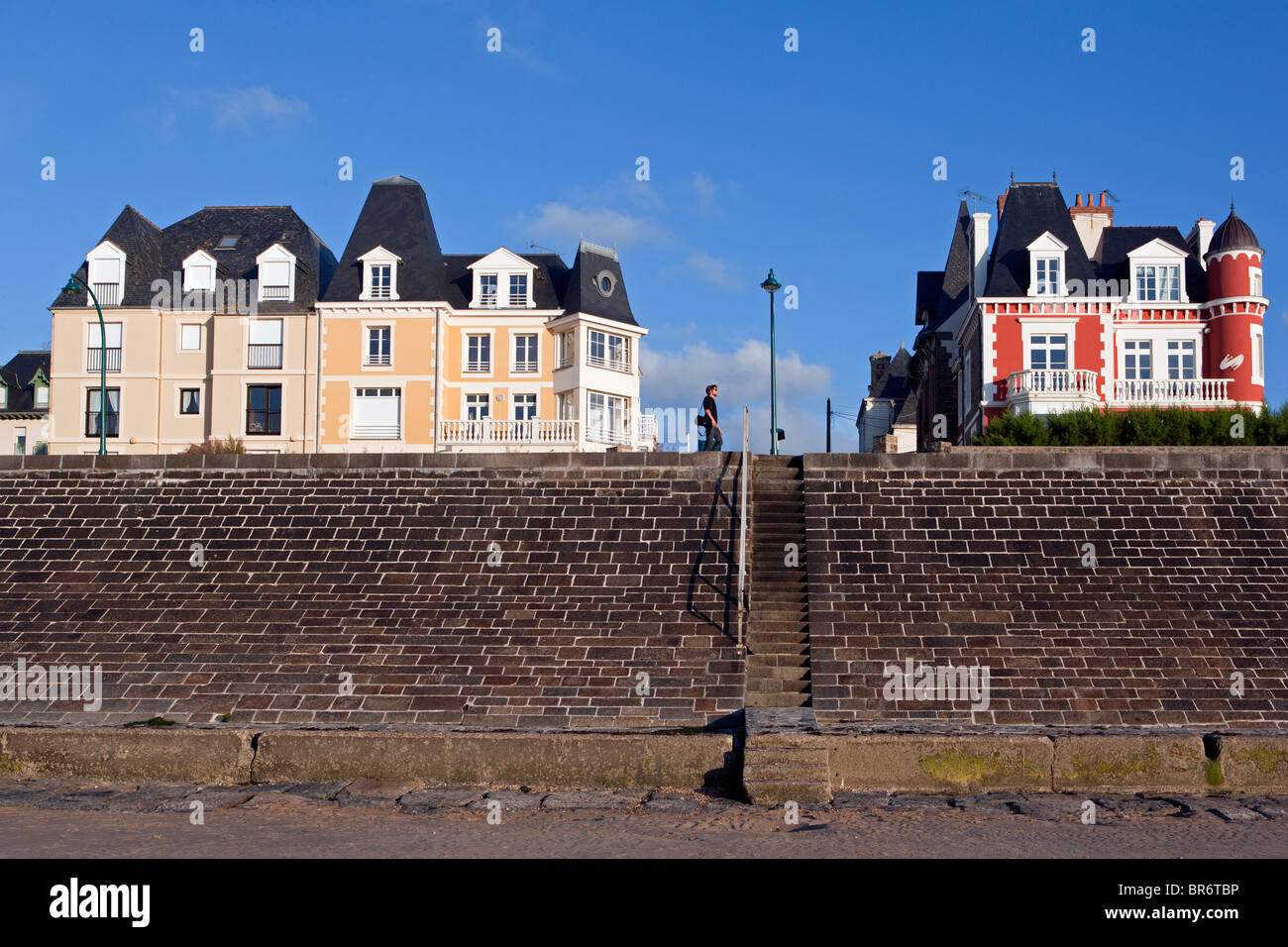Seafront St Malo, Brittany, France Stock Photo Alamy