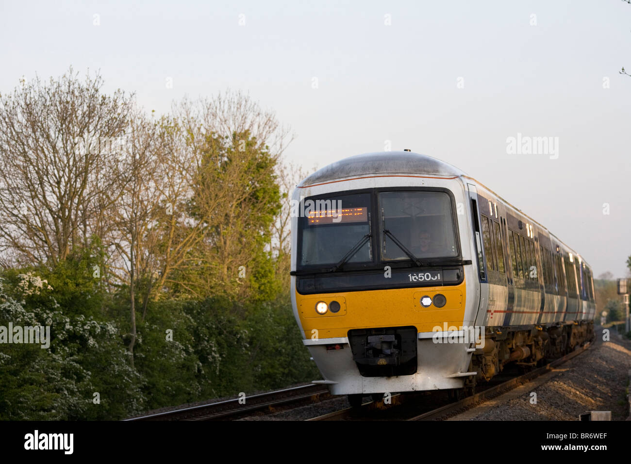 Chiltern Railways DMU passenger train Stock Photo Alamy