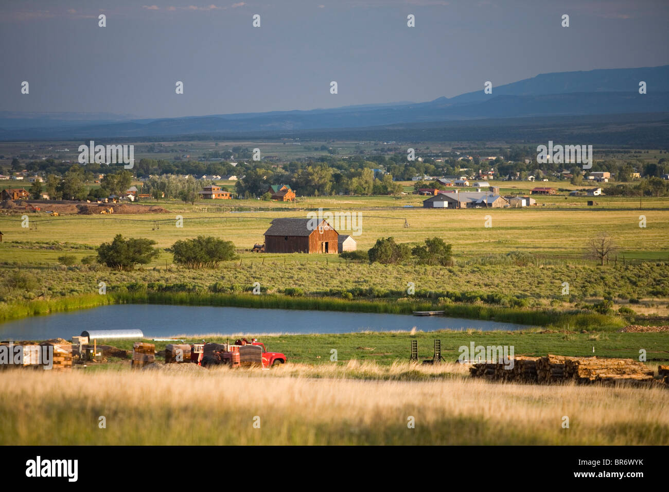 The rural countryside Norwood Colorado Stock Photo Alamy